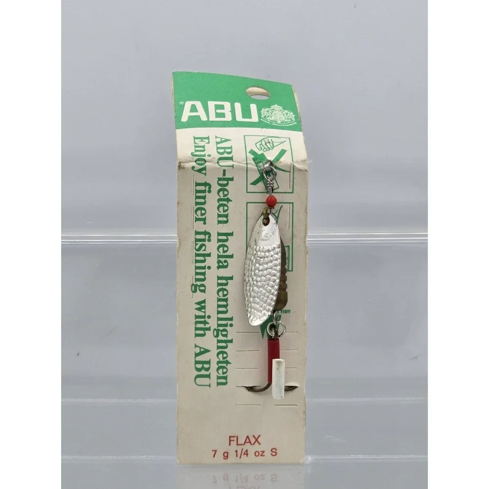 NEW VINTAGE ABU Flax Sweden Fishing Spinner Drop Fish 7g‎ 1/4oz S